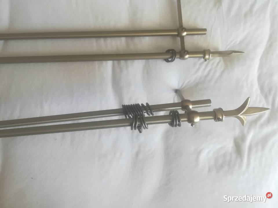 Dwa karnisze stare złoto