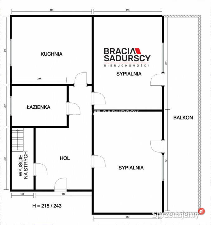 Dom wolnostojący Kraków Sokola 1815m2