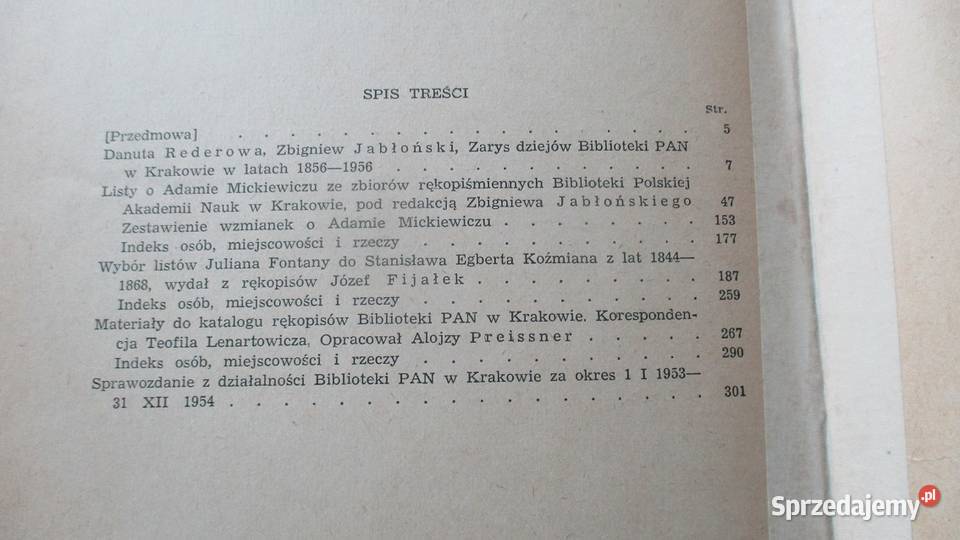 Rocznik Biblioteki PAN 1955 rocznik PAN nauka łódzkie Łódź