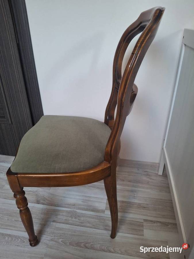 Krzesła drewniane art deco Krasnystaw