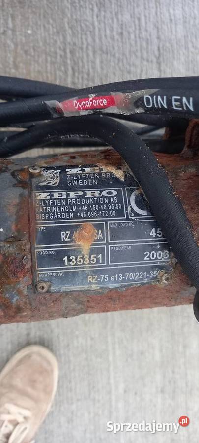 Winda załadowcza ZEPRO Hydroburta hydroklapa
