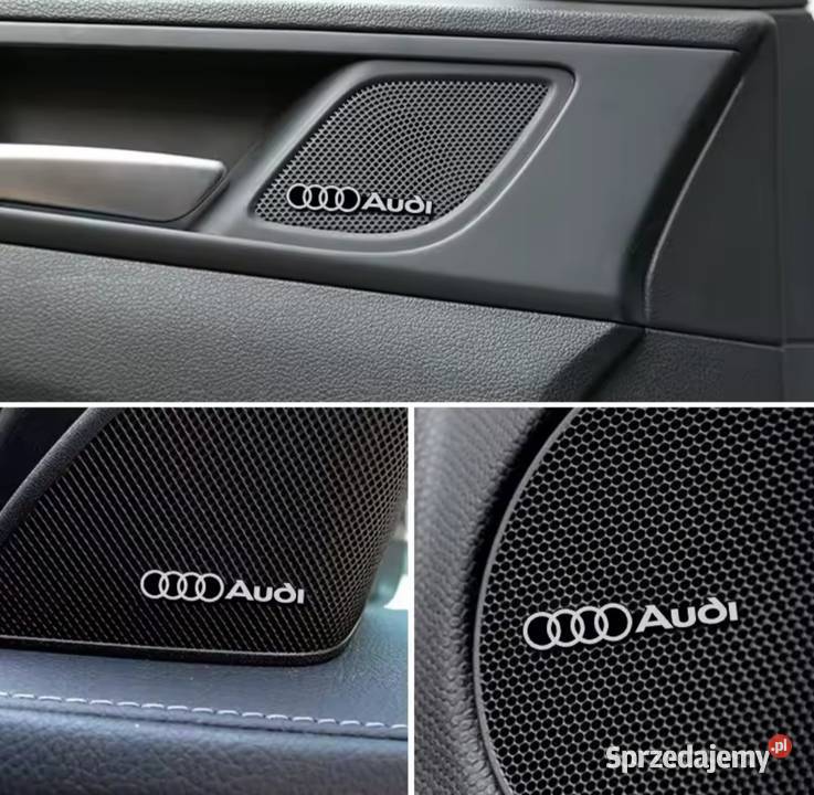 Audi znaczek Logoemblemat głośnika Nowy Metalowy śląskie Gliwice