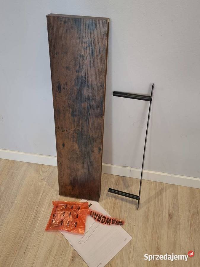 Półka ścienna 80X20 rustykalny dąb Meble śląskie