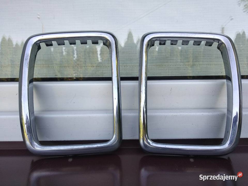 BMW E30 nerki chrom prawa lewa komplet oryginał Sieradz