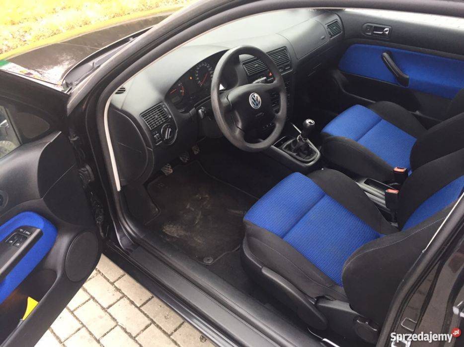 VW Golf IV 1 właściciel klima Czarny 141 Siedlce