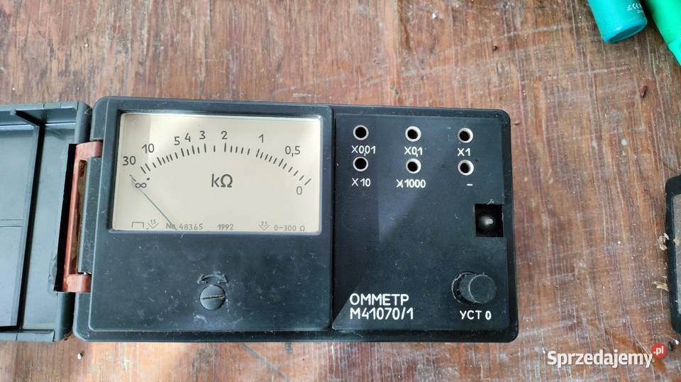 Omomierz Ommetr miernik USSR Mierniki elektryczne Wólka Pełkińska
