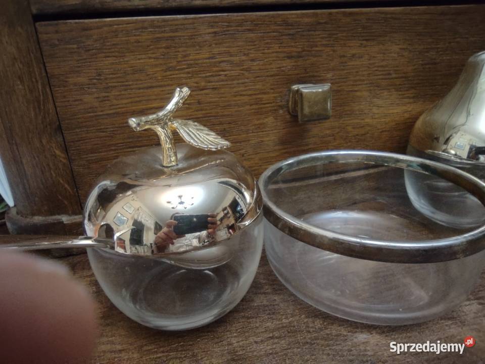 Stary zestaw SHERATONN ARGENTIERI IN BRESCIA sre Porcelana i szkło wielkopolskie