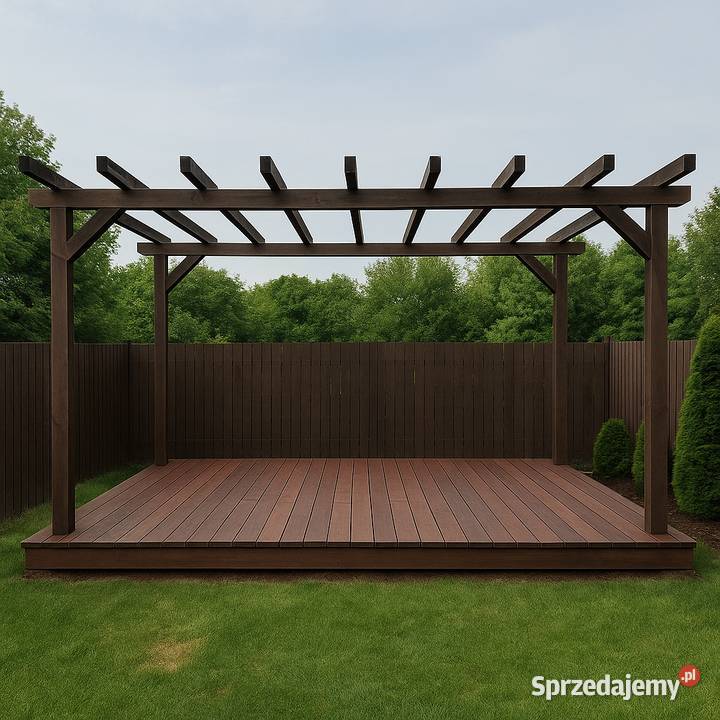 Pergola drewniana pod konkretny wzór wymiar Pergole i trejaże