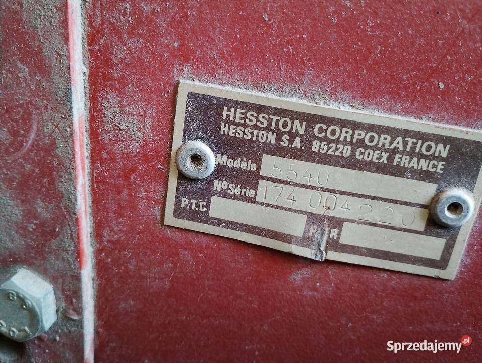 Prasa Hesston łódzkie Łukomierz sprzedam