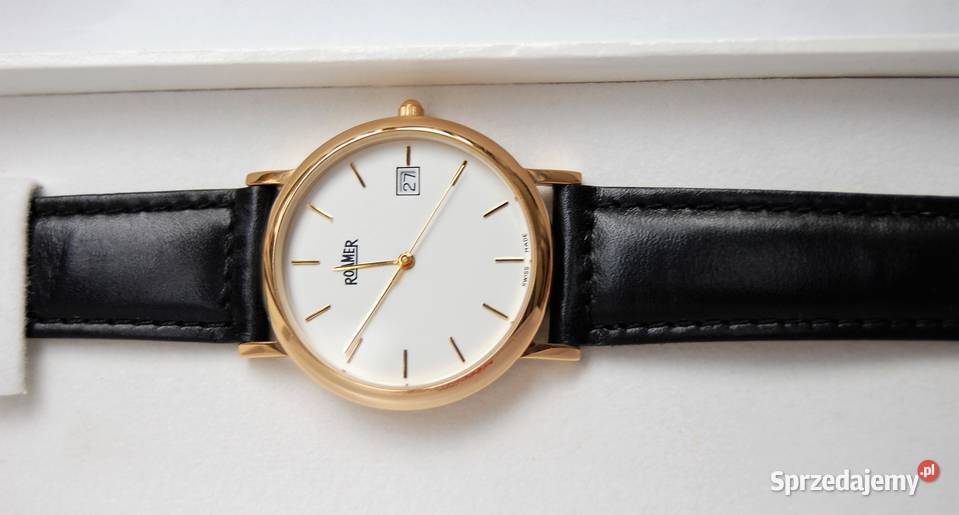 Zegarek męski Roamer of Switzerland 503209 złoty Lublin