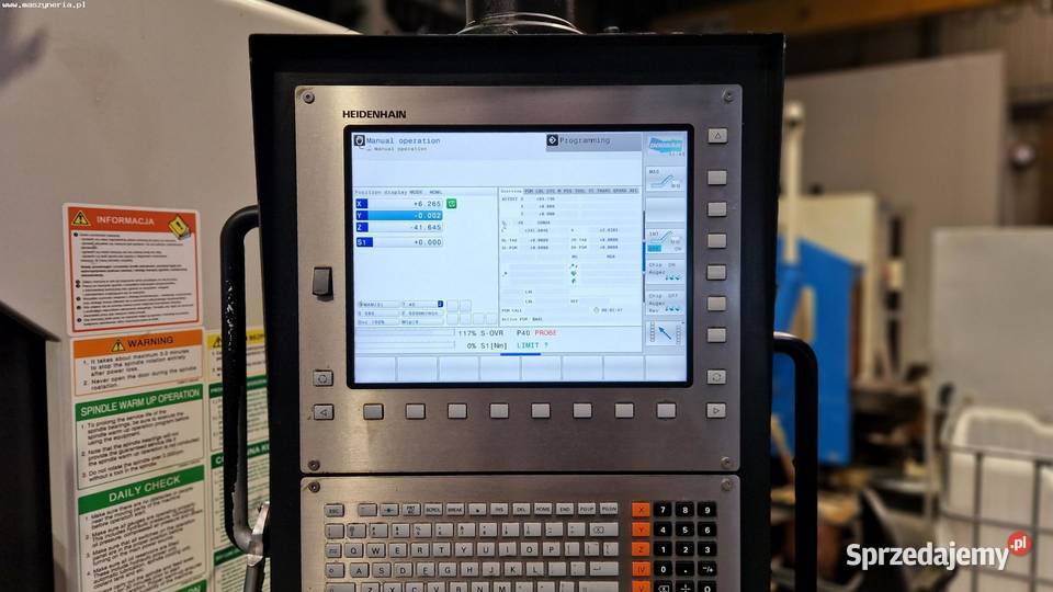 Centrum obróbcze pionowe CNC DOOSAN VM 960L