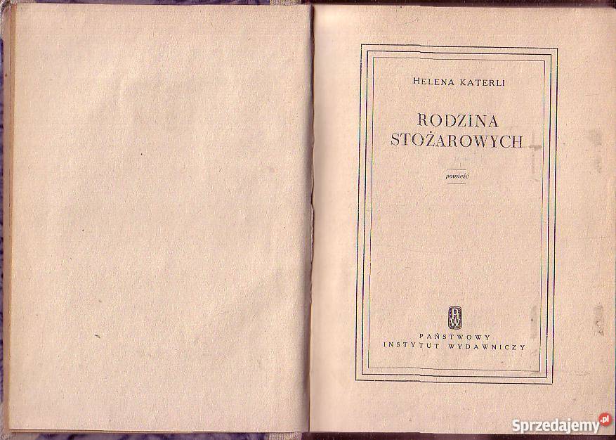 0352 RODZINA STOŻAROWYCH HELENA KATERLI sprzedam