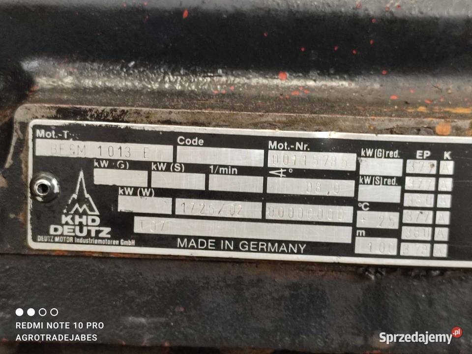 Silnik Deutz BF6M1013E 04207711R Wilkowo