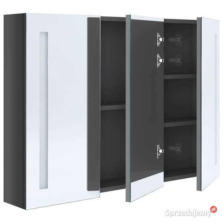Szafka łazienkowa z lustrem i LED 89x14x62 Warszawa