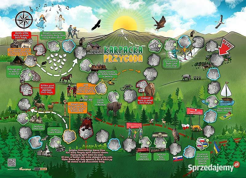wielka gra XXL KARPACKA PRZYGODA DZIECI do podkarpackie Ustrzyki Górne