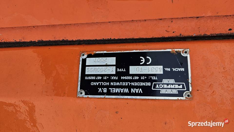Kosiarka sadownicza perfect 2m nieuszkodzony Rozdrabniacze
