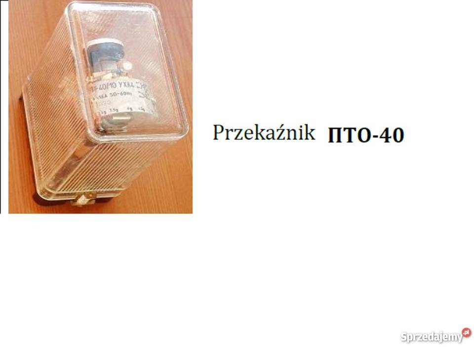 Przekaźnik PTO40 O40 601273539 śląskie