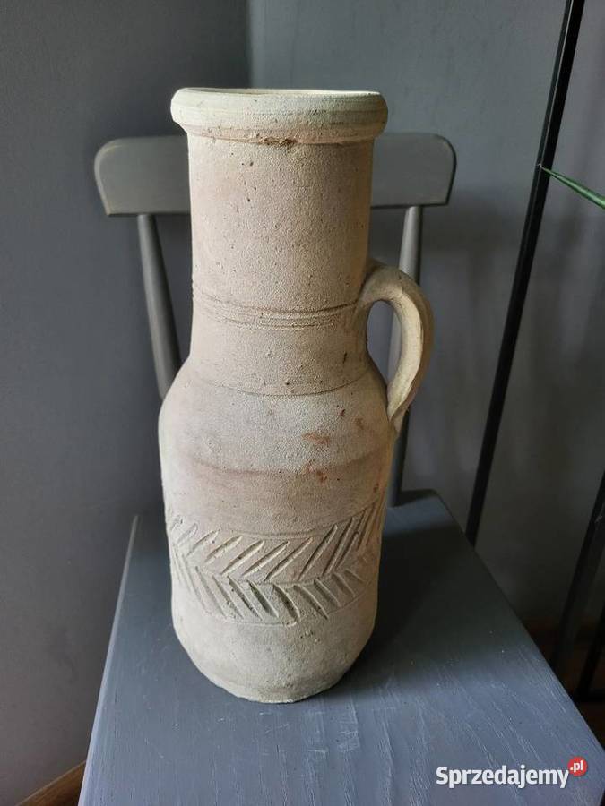 Rustykalny wazon terakota terracotta amphora Kraków