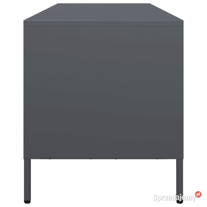 Szafka RTV antracyt 135x39x435 stal walcowana na