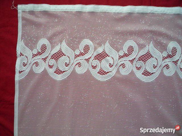 Biała firana z taśma 175 x 620 pokojowa Szczecin