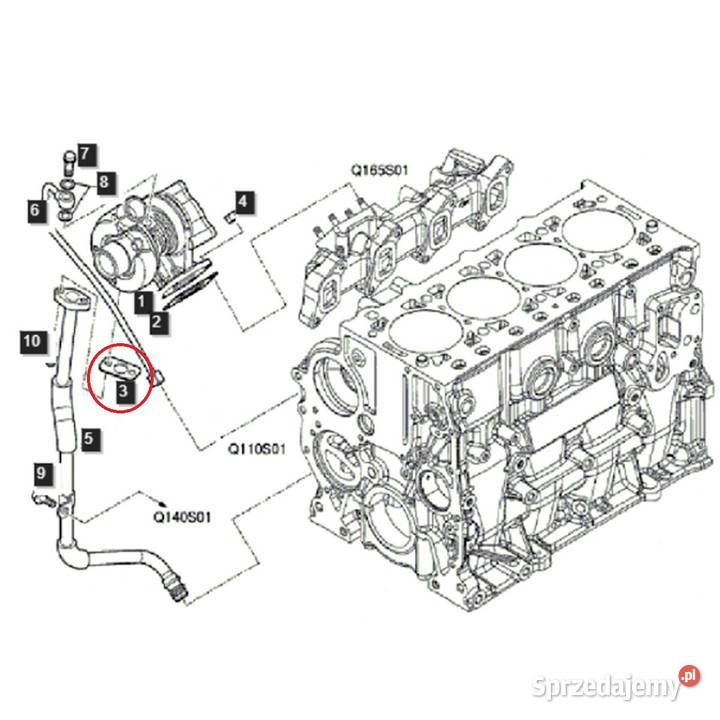 Uszczelka turbosprężarki 13 mm LS PLUS70 LS Tajęcina