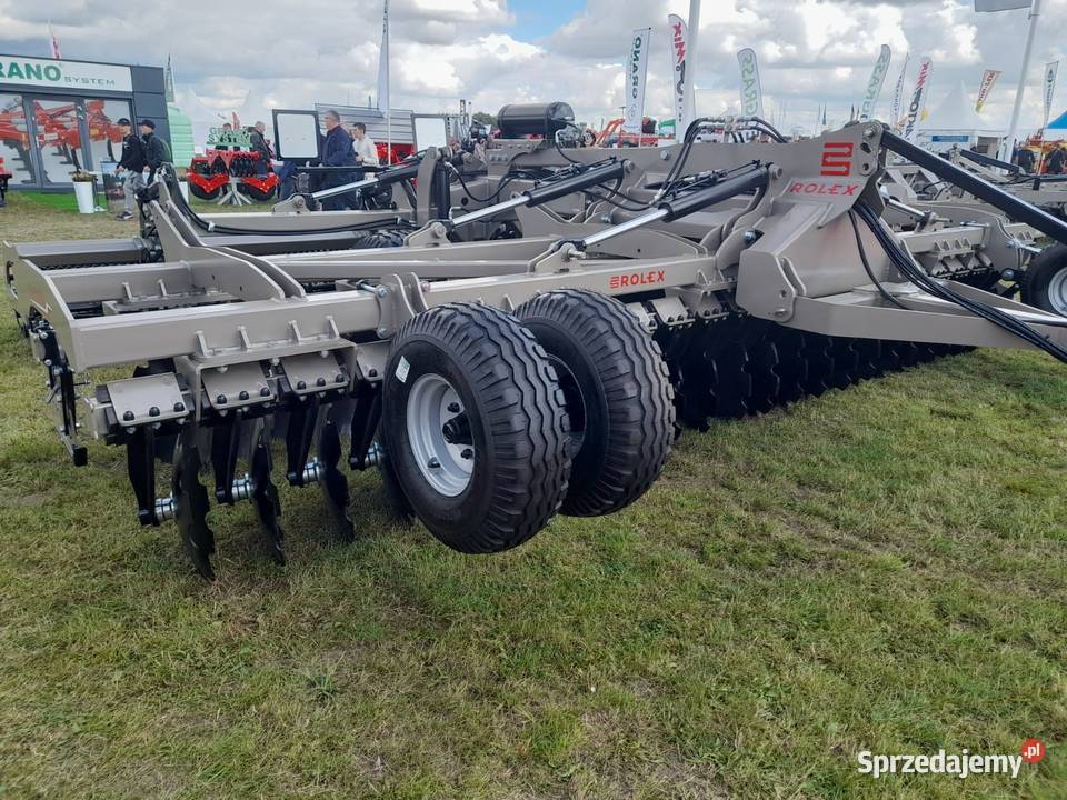 Brona talerzowa składana hydraulicznie szerokość Poznań