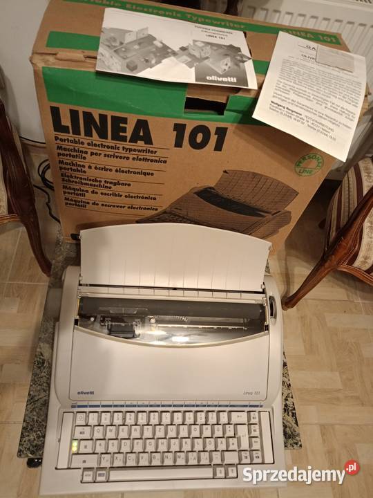 Maszyna do pisania OLIVETTI Linea 101 NOWA Drawski Młyn sprzedam