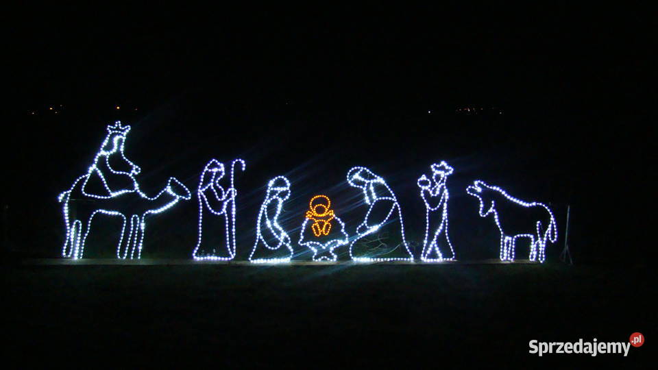 Szopka Bożonarodzeniowa LED ozdoba świąteczna małopolskie Gdów