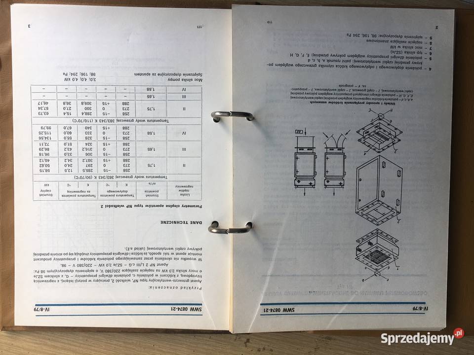 Katalog SWW 0874 Urządzenia klimatyzacyjno Antykwariat Łęczyca