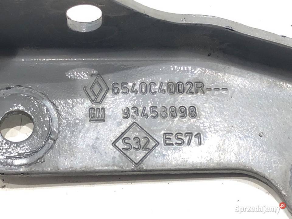 ZAWIAS MASKI PRAWY PRZÓD RENAULT TRAFIC III Bus