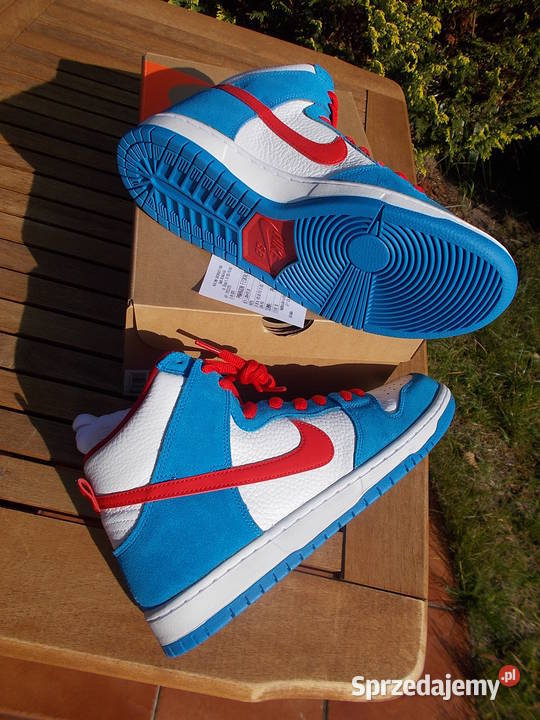 Eur445 US105 Nike SB Dunk High Doraemon Poznań