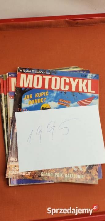 Czasopismo kolekcjonerskie motocykl 1995 komplet Pozostałe Gliwice