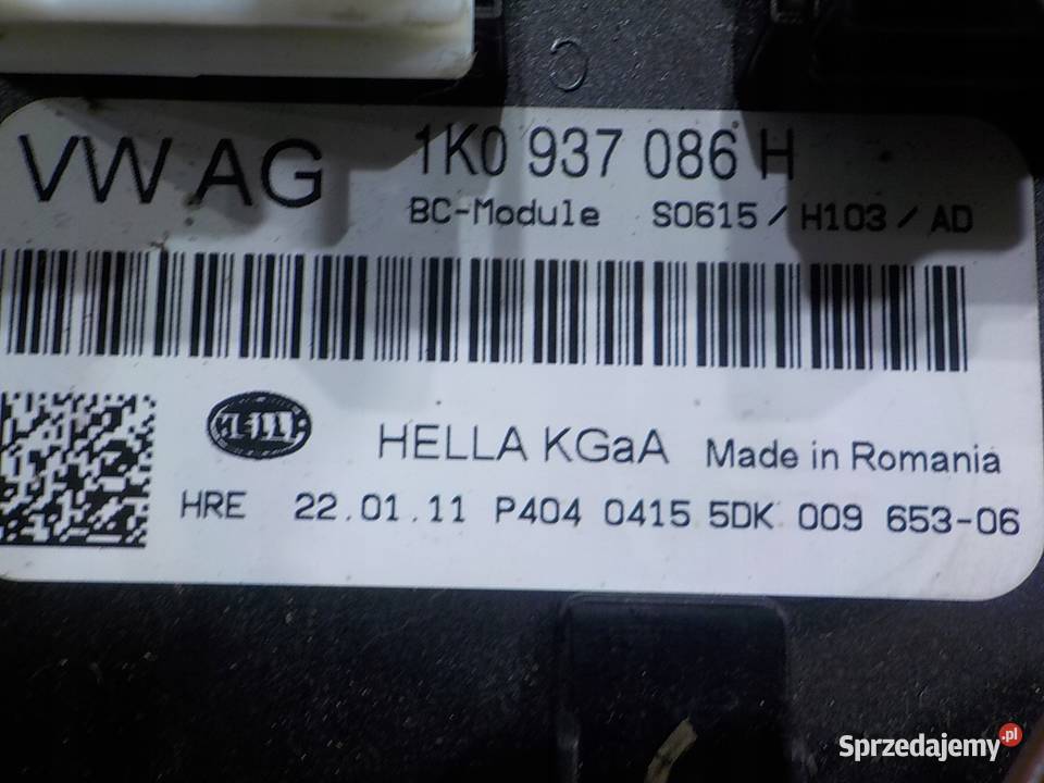 SKODA YETI 18 TSI 11r sterownik komputer silnika osobowe Suków