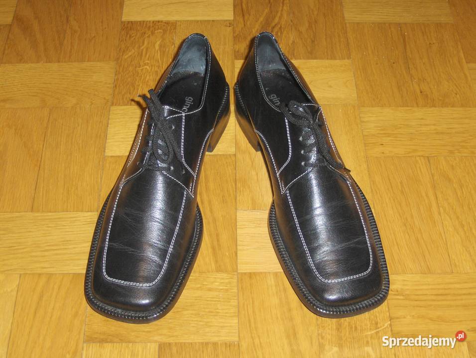 Czarne damskie półbuty Gino Rossi Skóra R40 Półbuty Półbuty łódzkie Łódź