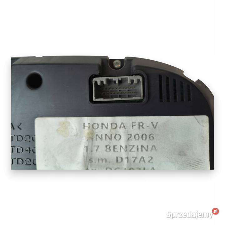 LICZNIK ZEGARY 78100SJDG012M1 Honda FRV 17 16V osobowe Liczniki i zegary Chełm