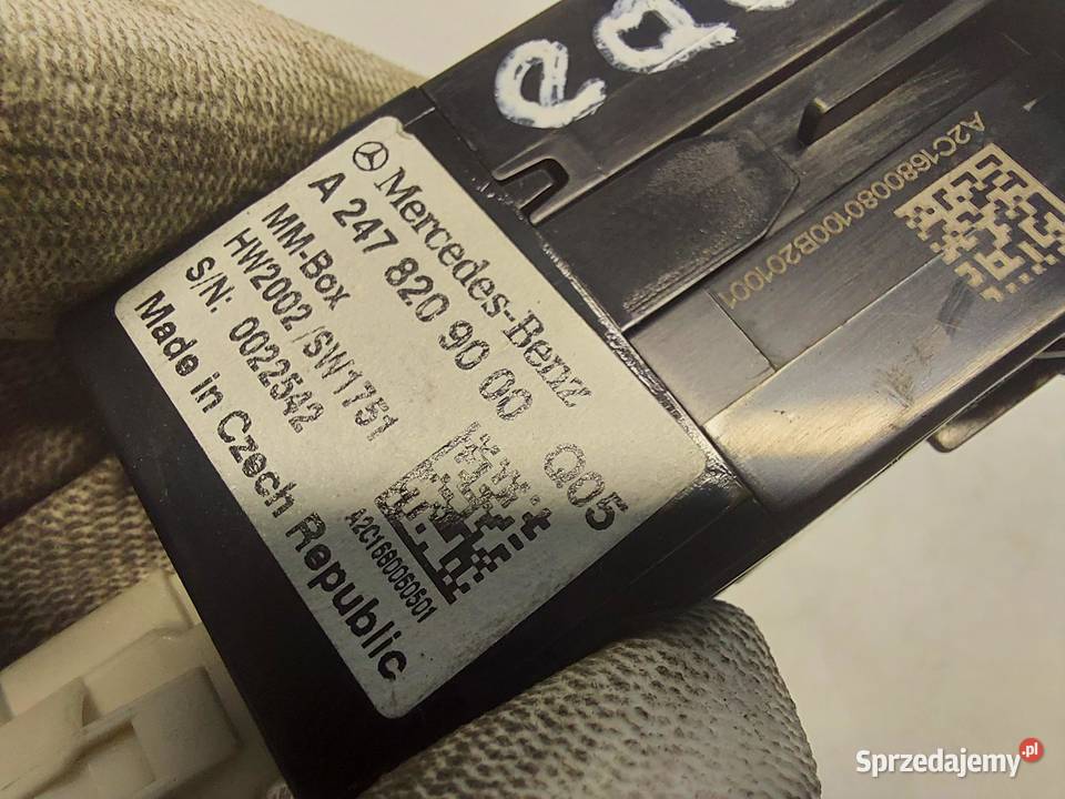 Mercedes EQC 400 W293 GNIAZDO PORT USB