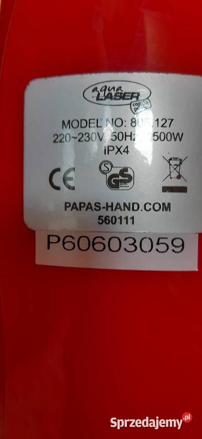 Niemiecki mop parowy bezciśnieniowy 500W Kielce