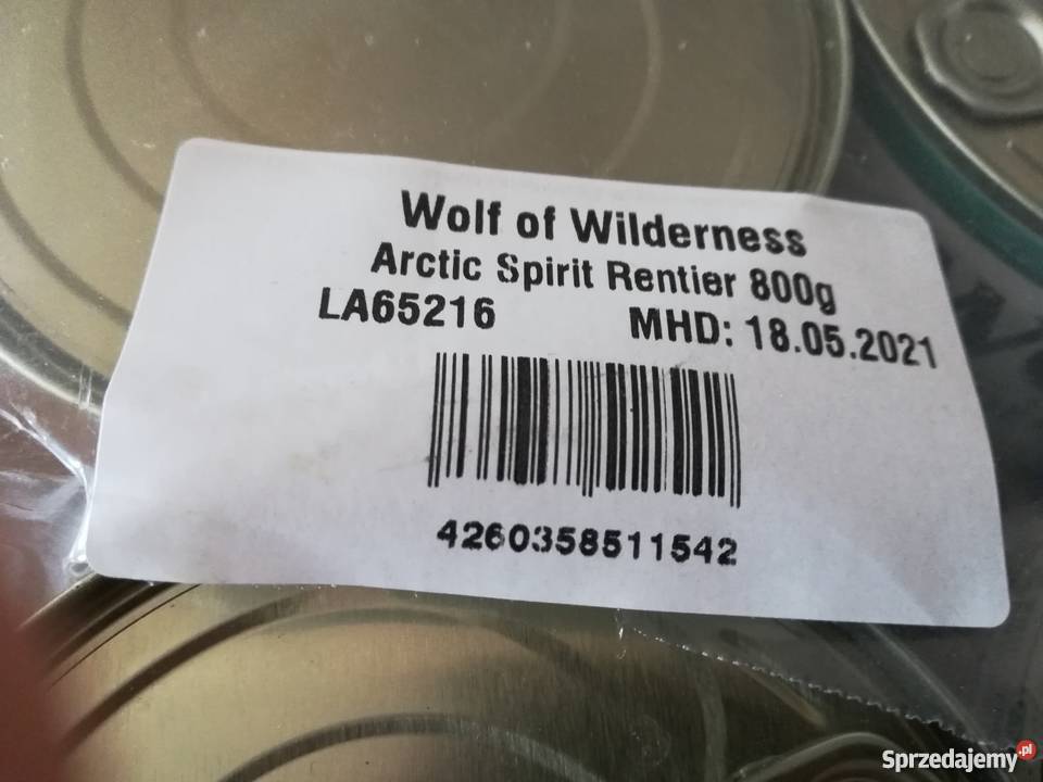 Karma psa mokra Wolf of Wilderness puszki 800 Wrocław