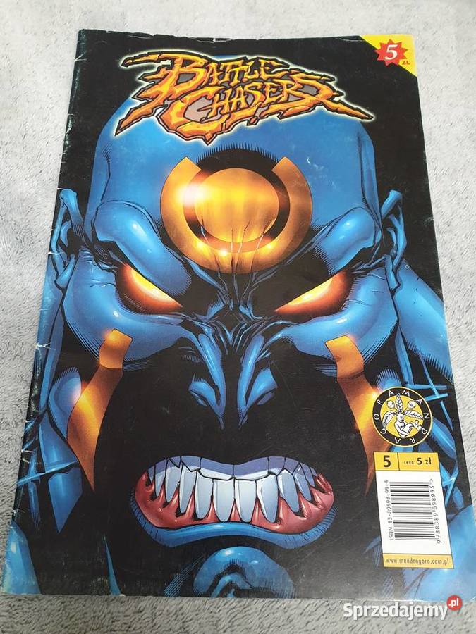 Battle Chasers zestaw 5 komiksów wydanie 1 Rok wydania 2005 Komiksy Gdynia