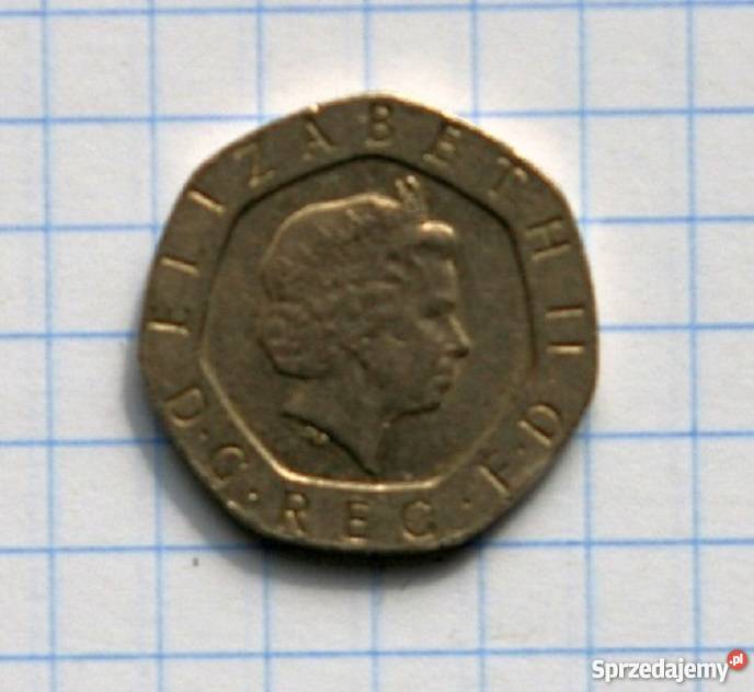 20 PENSÓW TWENTY PENCE 2003 WIELKA BRYTANIA Numizmatyka Piszczac sprzedam