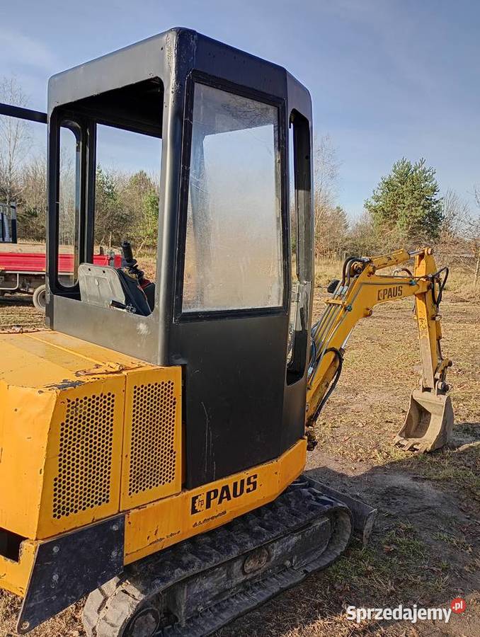 Minikoparka Paus 1600 łódzkie Tomaszów Mazowiecki