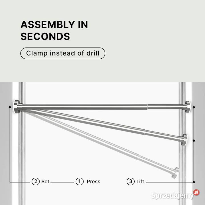 MEISENBERG Karnisz do zaciskania 90160 25mm mazowieckie Myszyniec sprzedam