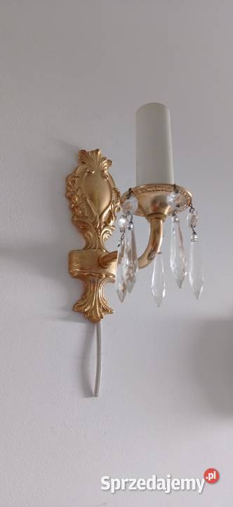 Stary Mosiężny kinkiet klinkiet kujawsko-pomorskie Włocławek