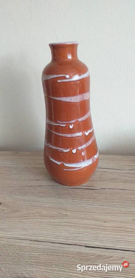Wazon sygnowany Koło Porcelana i szkło