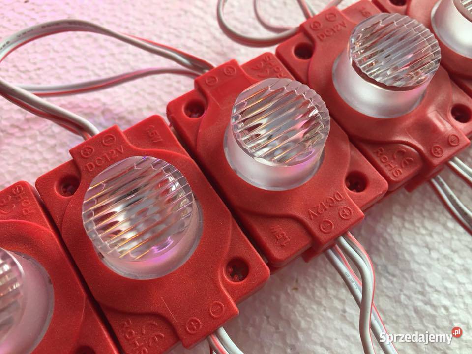 Moduł LED 15W 12V soczewkowa IP65 biała zimna mazowieckie Pomiechówek sprzedam