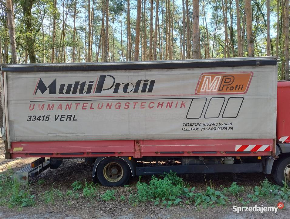 man plandeka firanka skrzynia ladunkowa burto Książenice