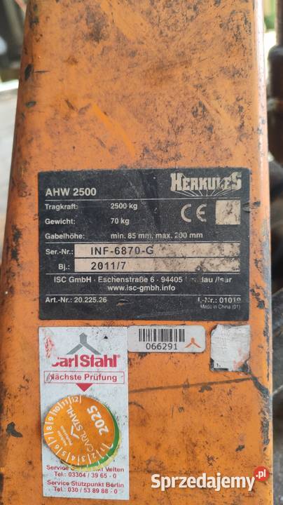 Wózki paletowy Kalisz