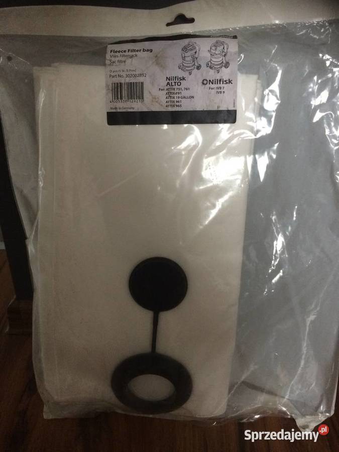 Nilfisk Attix 7 Fleece Filter Bags 5 Suchoraba