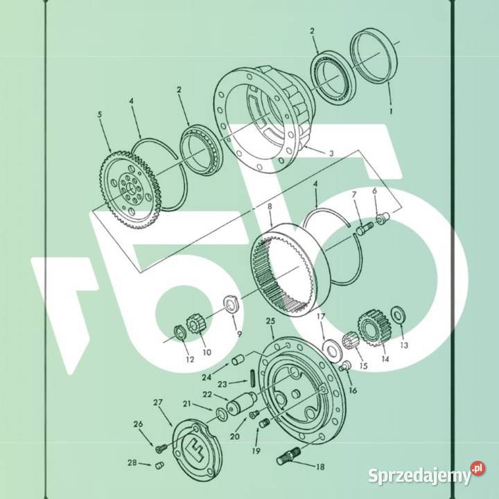 Piasta kompletna CAR118376 9968063 K395123 18522 Wilkowo