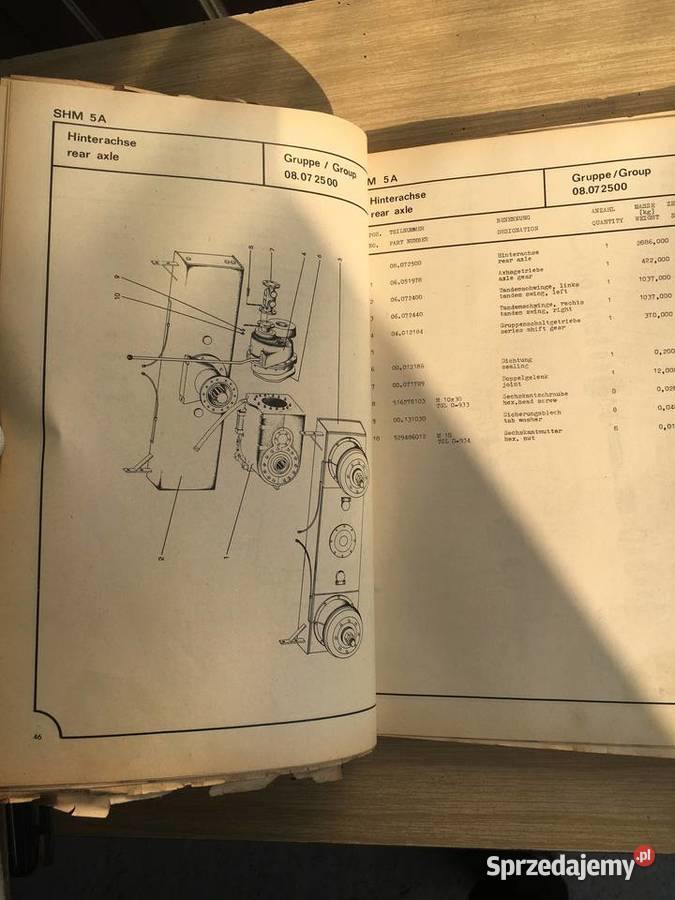 Motorgrader SHM Instrukcja serwisowa VEB Antykwariat